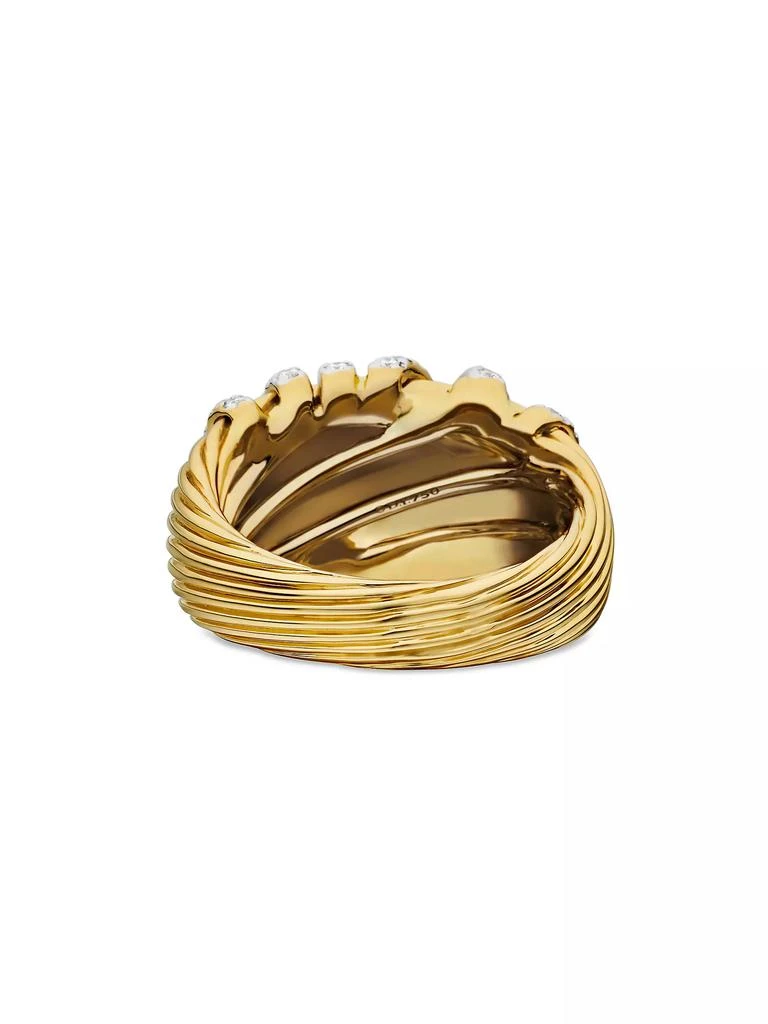 商品David Yurman|Helena Dome Ring in 18K Yellow Gold,价格¥46451,第5张图片详细描述