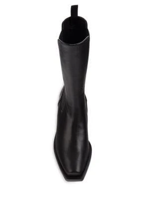 商品Stuart Weitzman|Miley Leather Ankle Chelsea Boots,价格¥2064,第5张图片详细描述