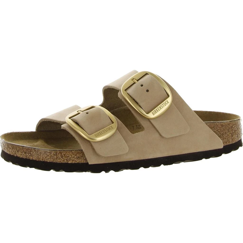 商品Birkenstock|Birkenstock Womens Suede Open Toe Slide Sandals,价格¥871,第1张图片