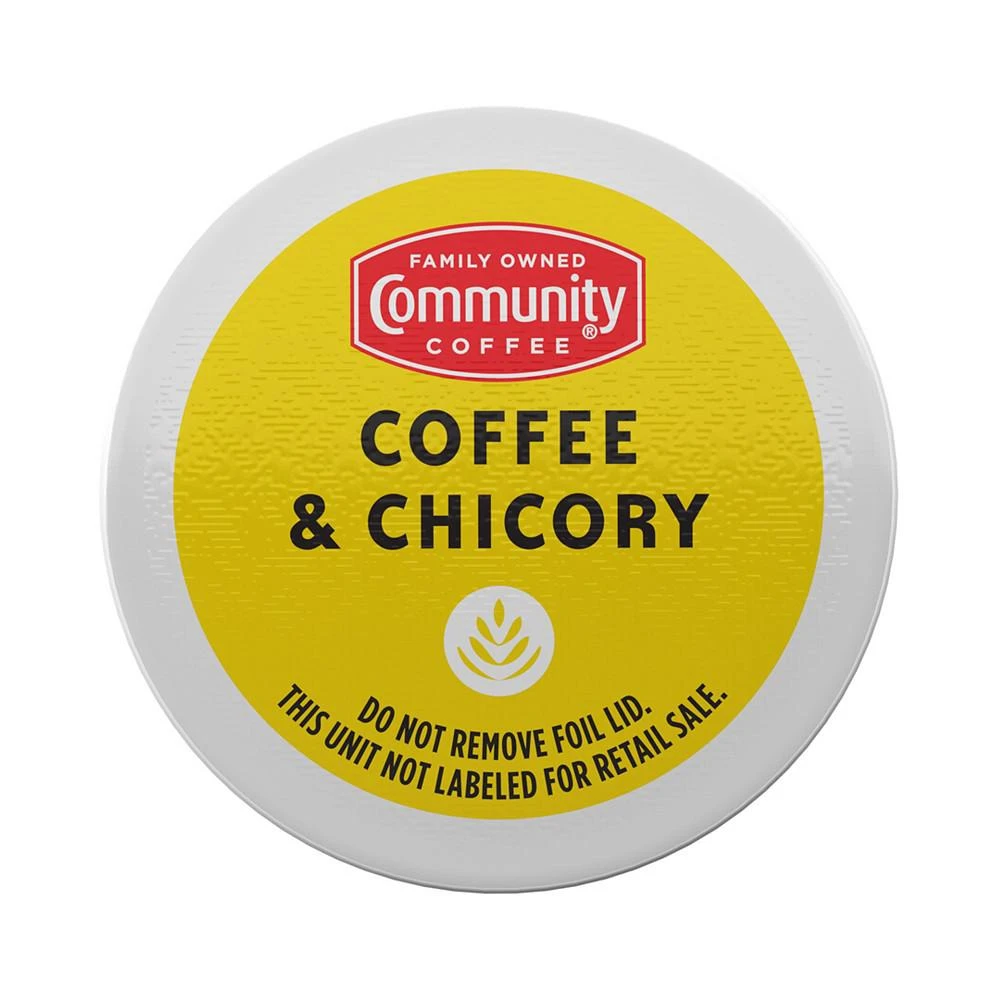 商品Community Coffee|Coffee and Chicory Medium-Dark Roast Single Serve Pods, Keurig K-Cup Brewer Compatible, 72 Ct,价格¥560,第4张图片详细描述