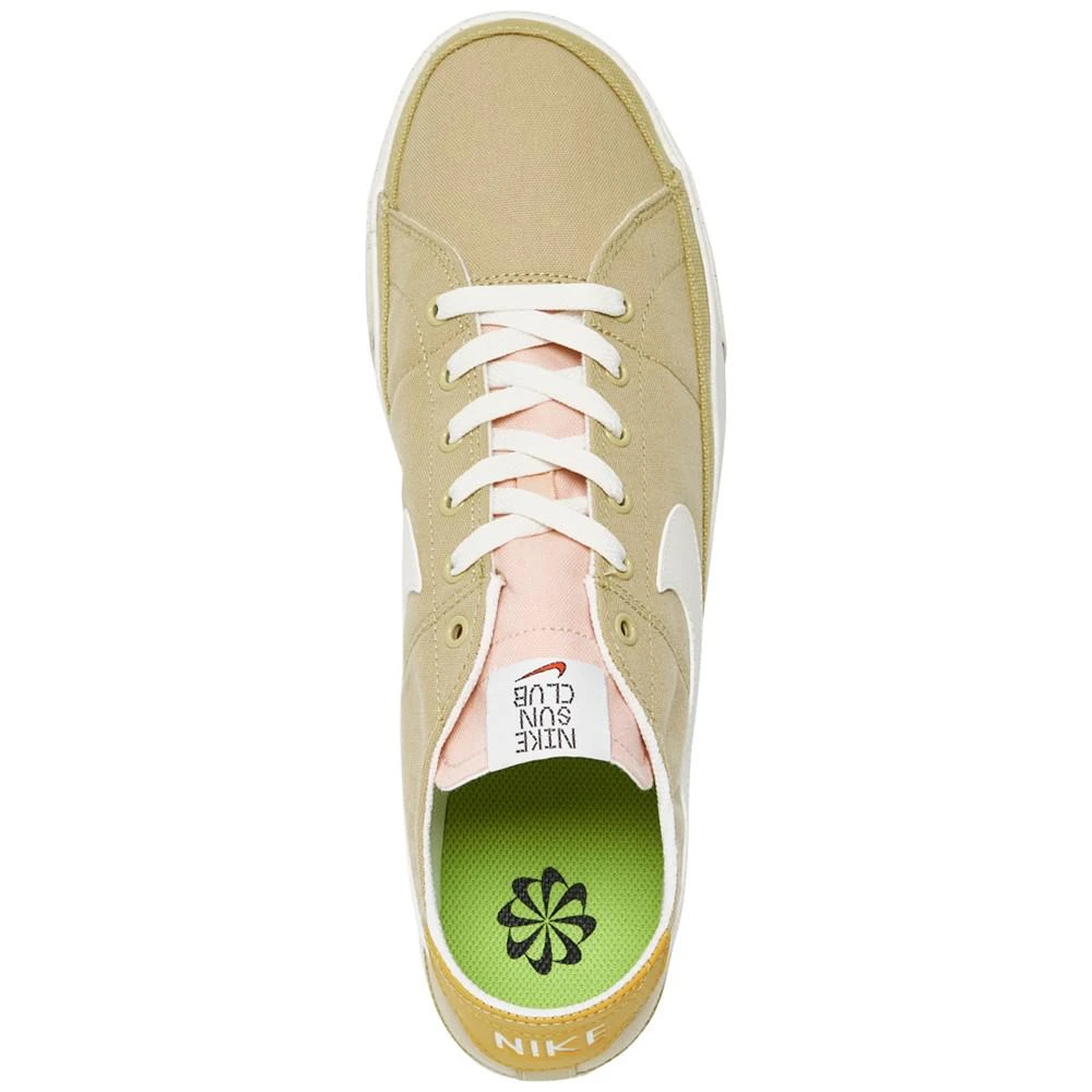 商品NIKE|Men's Court Legacy Canvas Next Nature Casual Sneakers from Finish Line,价格¥230,第5张图片详细描述