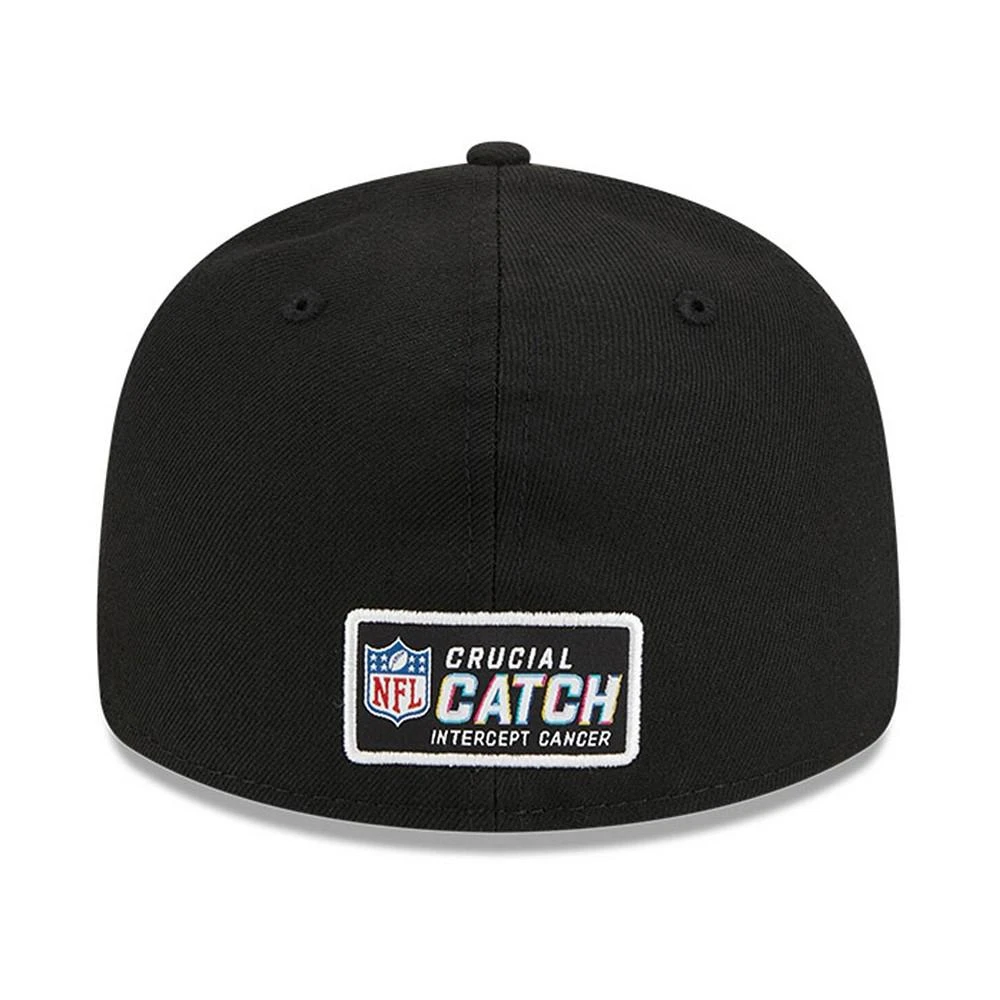商品New Era|Men's Black Los Angeles Rams 2023 NFL Crucial Catch Low Profile 59FIFTY Fitted Hat,价格¥342,第4张图片详细描述