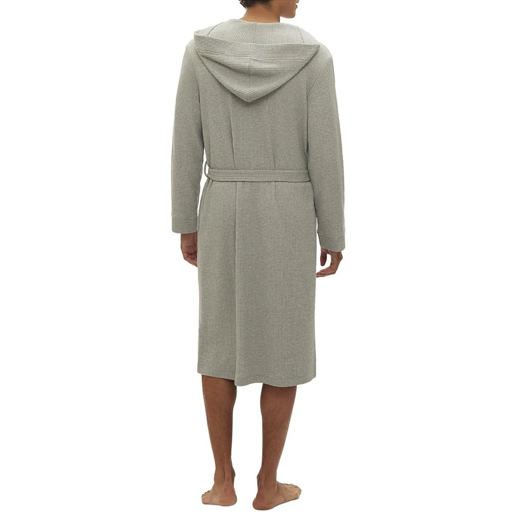 商品GAP|Men's Hooded Waffle-Knit Robe,价格¥673,第2张图片详细描述