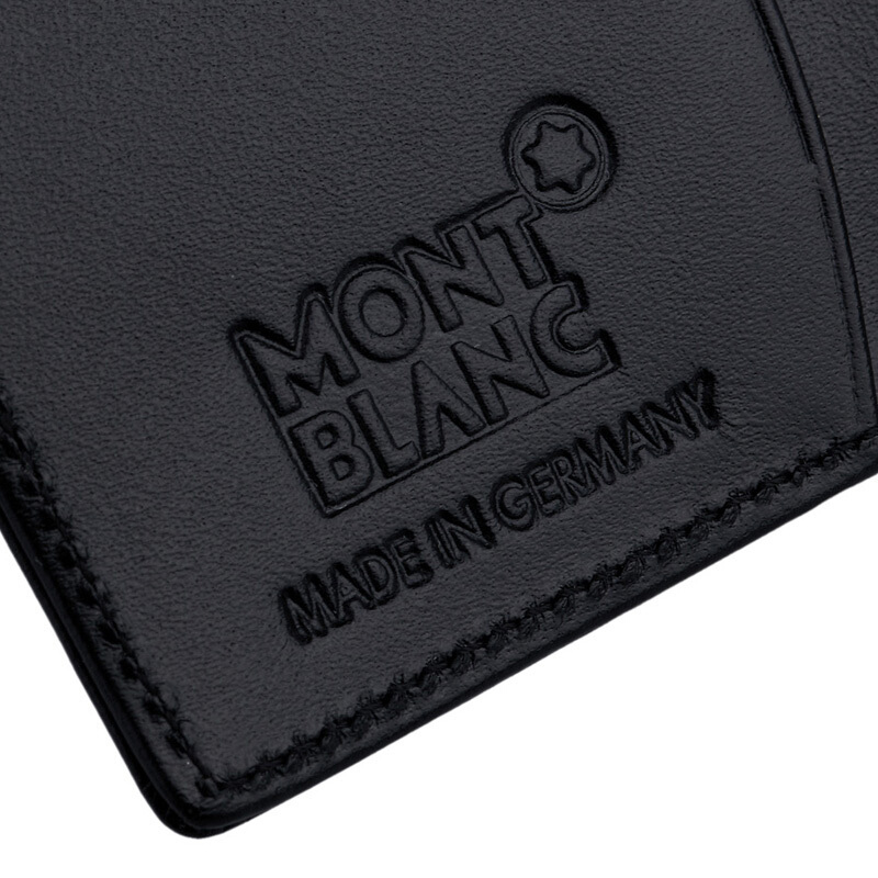Mont Blanc 万宝龙 男士黑色牛皮大班系列皮革6扣精致钥匙包 7161商品第3张图片规格展示