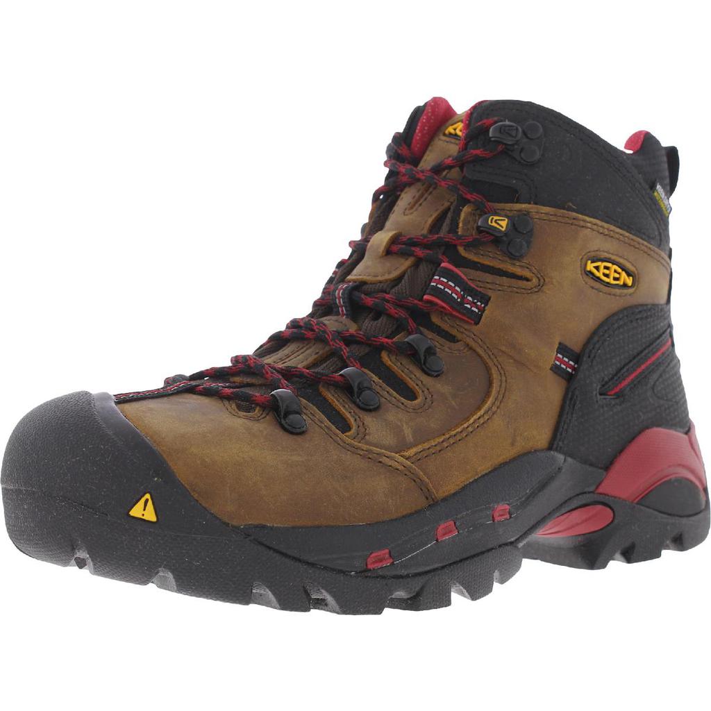 Keen Mens Pittsburgh Leather Steel Toe Work Boots商品第1张图片规格展示