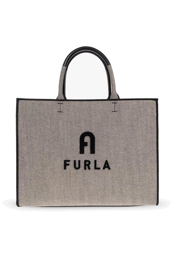 商品Furla|Furla Logo Print Large Tote Bag,价格¥2065,第1张图片