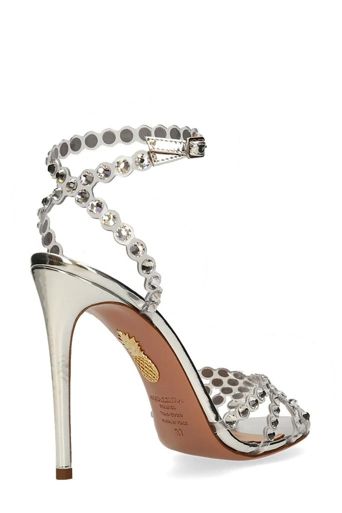 商品Aquazzura|Aquazzura Tequila Plexi Crystal Embellished Sandals,价格¥5471,第3张图片详细描述