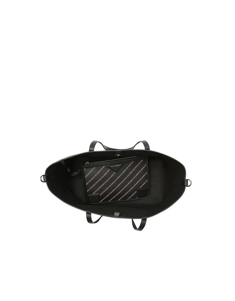 商品Karl Lagerfeld Paris|K/Stripe Ikonik 大号手提袋,价格¥1481,第2张图片详细描述