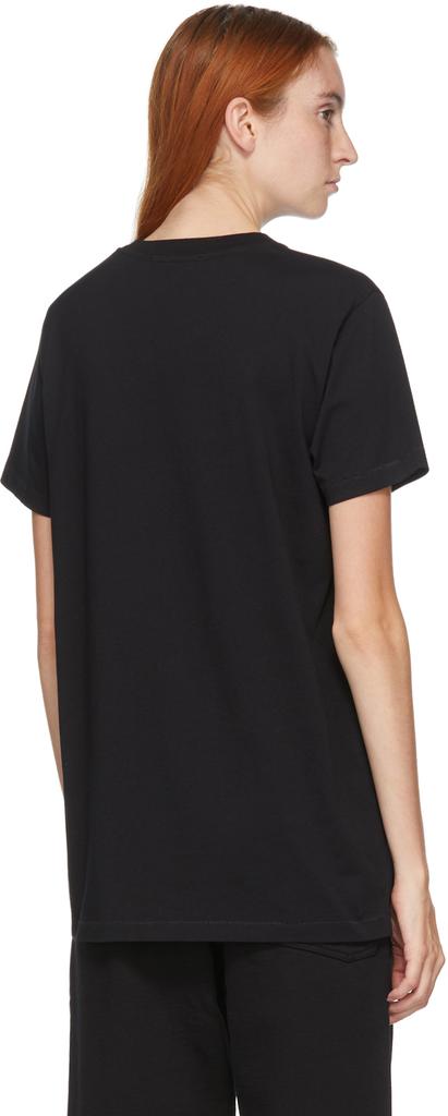 Black Embroidered Logo Standard T-Shirt商品第3张图片规格展示
