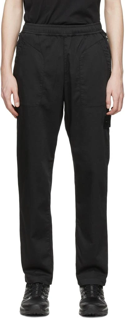 商品Stone Island|Black Cotton Trousers,价格¥1776,第1张图片