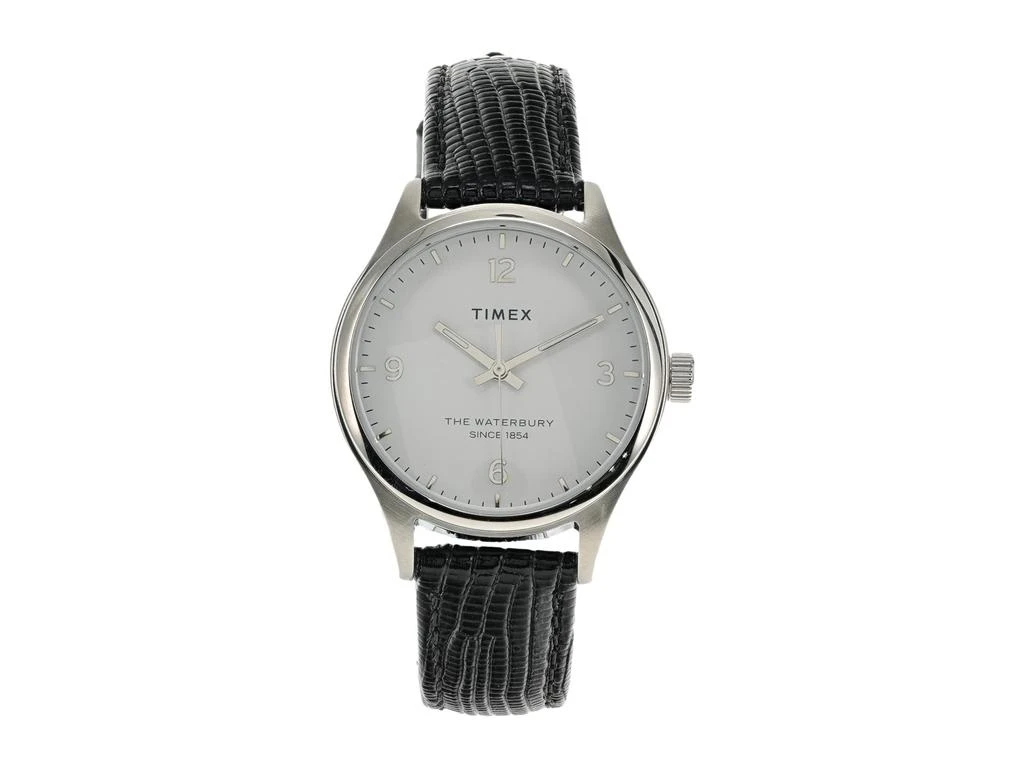 商品Timex|34 mm Waterbury Traditional Leather Strap Watch,价格¥558,第1张图片