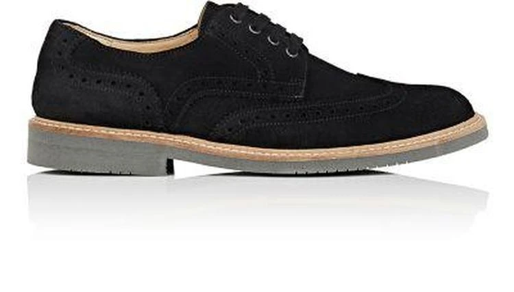 商品Barneys New York|Suede Wingtip Bluchers,价格¥1025,第1张图片