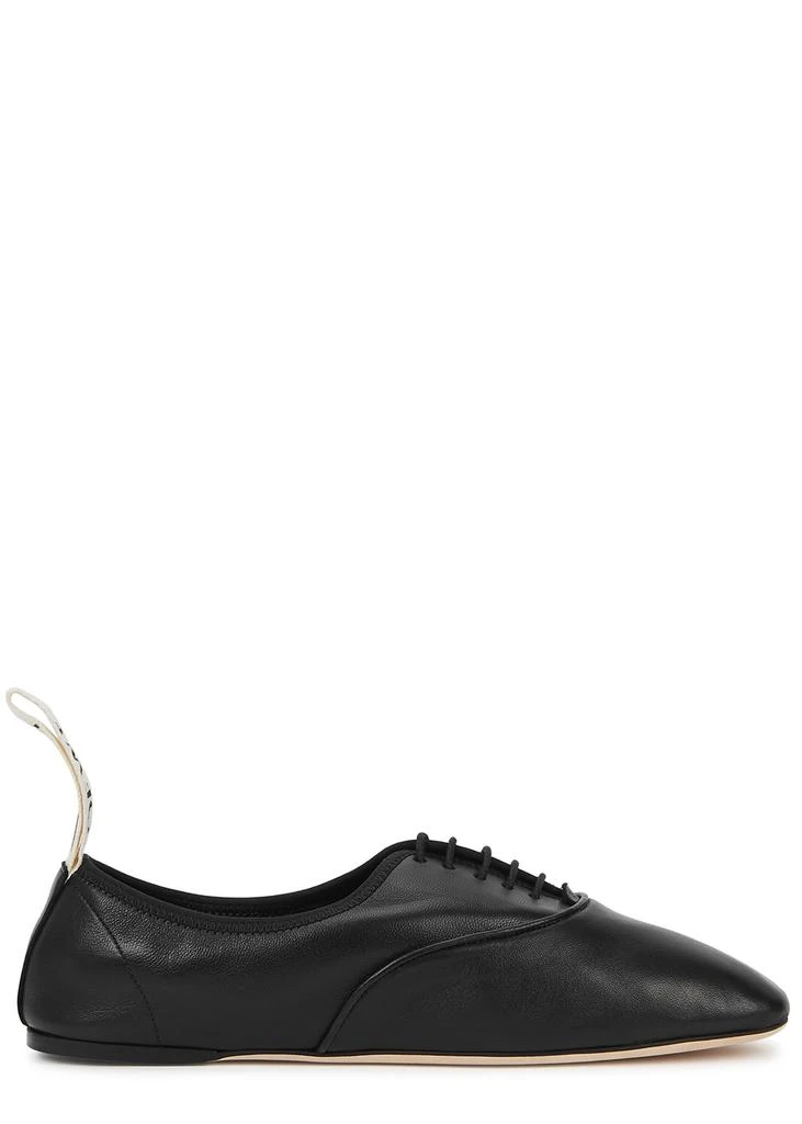 商品Loewe|Black leather Derby shoes,价格¥2697,第1张图片