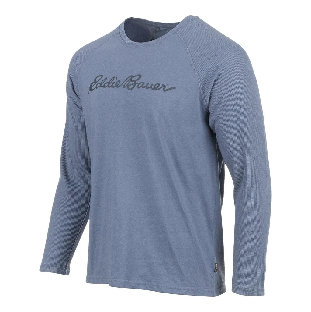 商品Eddie Bauer|Eddie Bauer Men's Mixed Fabric Logo Shirt,价格¥54,第2张图片详细描述