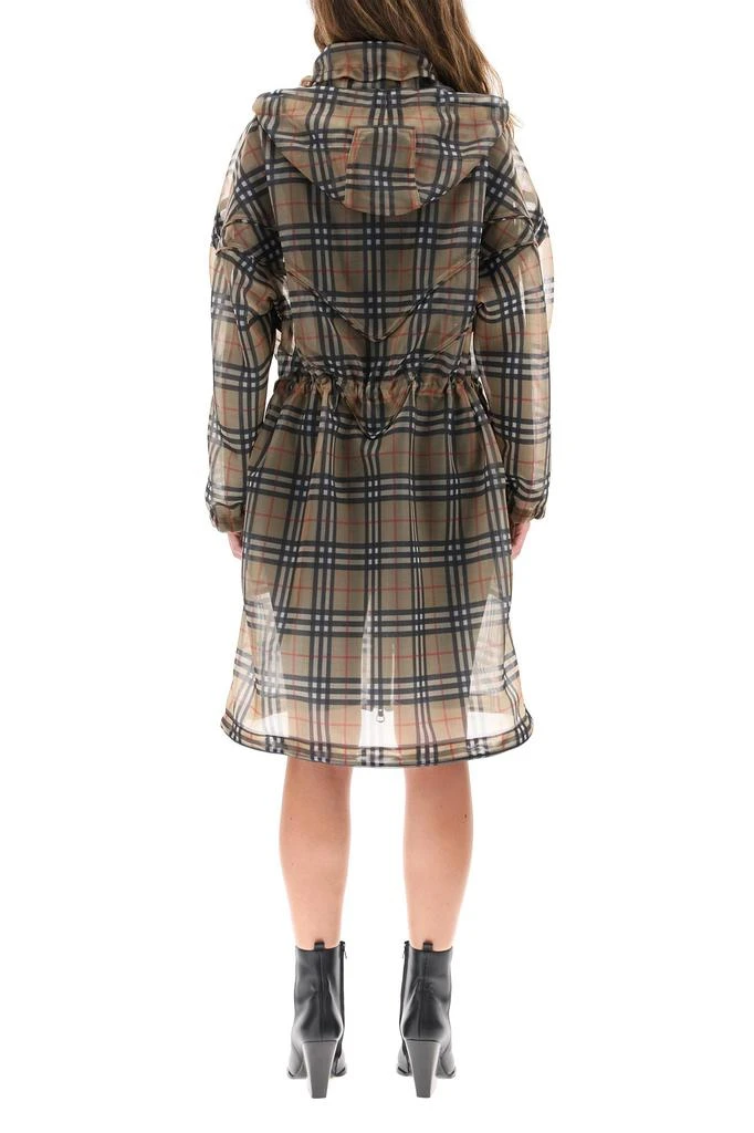 商品Burberry|Burberry vintage check nylon mesh parka,价格¥7069,第3张图片详细描述