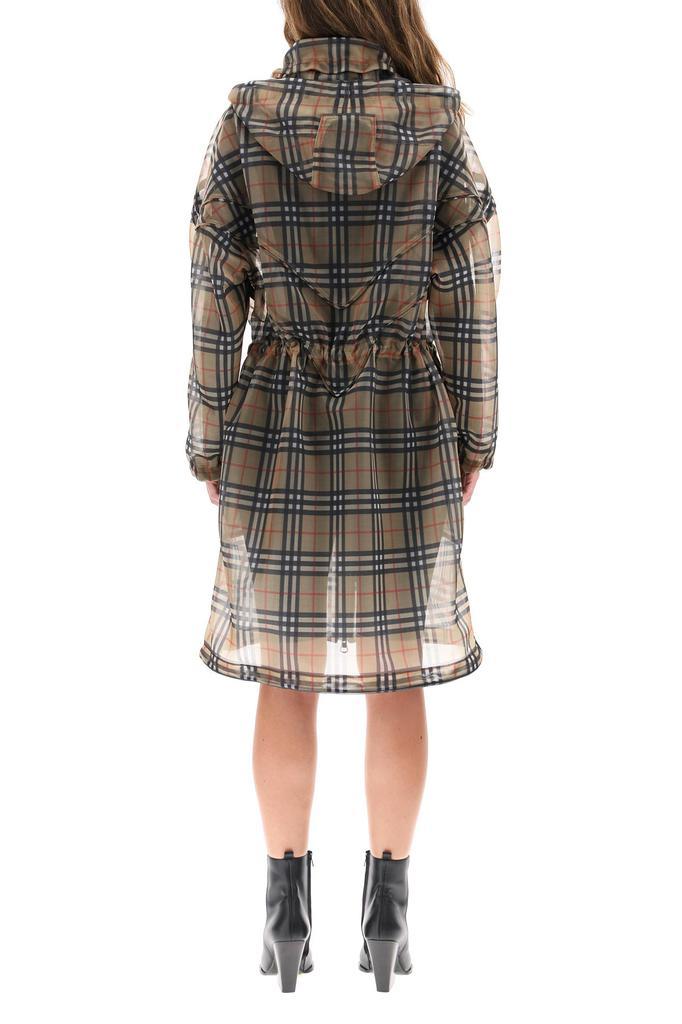 商品Burberry|Burberry vintage check nylon mesh parka,价格¥6206,第5张图片详细描述