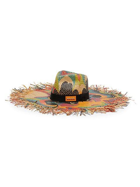 商品ETRO|Printed Raffia Hat,价格¥3588,第1张图片