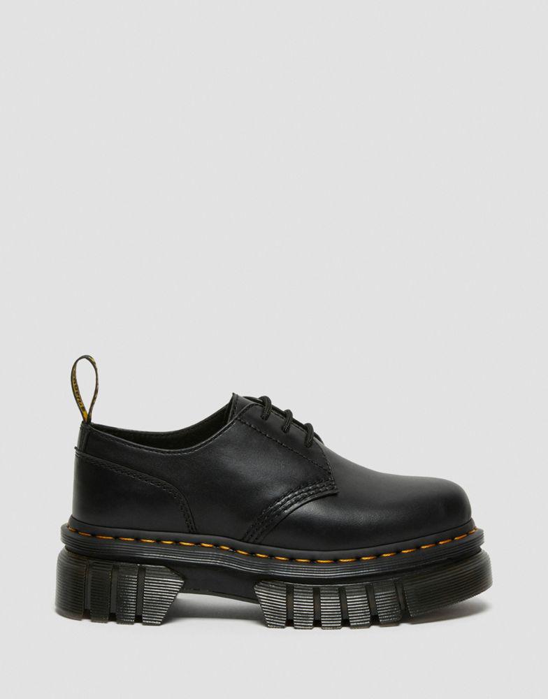 Dr Martens Audrick 3-Eye Shoe with chunky sole in black商品第3张图片规格展示