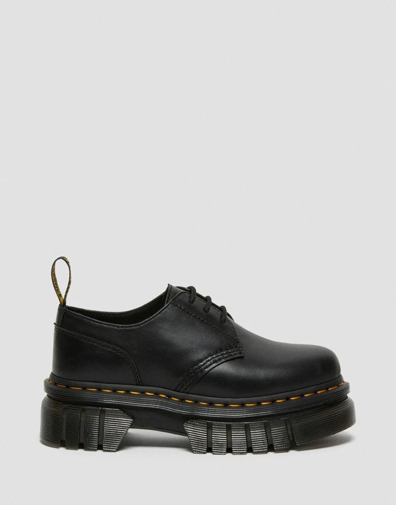 商品Dr. Martens|Dr Martens Audrick 3-Eye Shoe with chunky sole in black,价格¥977,第3张图片详细描述