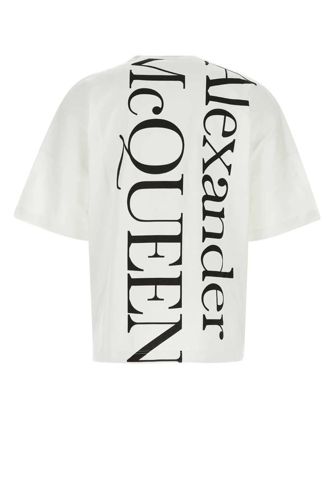 商品Alexander McQueen|Alexander McQueen Logo Printed Oversize-Fit T-Shirt,价格¥1753,第2张图片详细描述