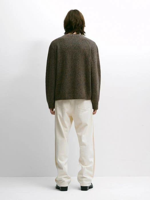 商品YOUNGOH|French Seam Twill Pants_Cream,价格¥1169,第4张图片详细描述