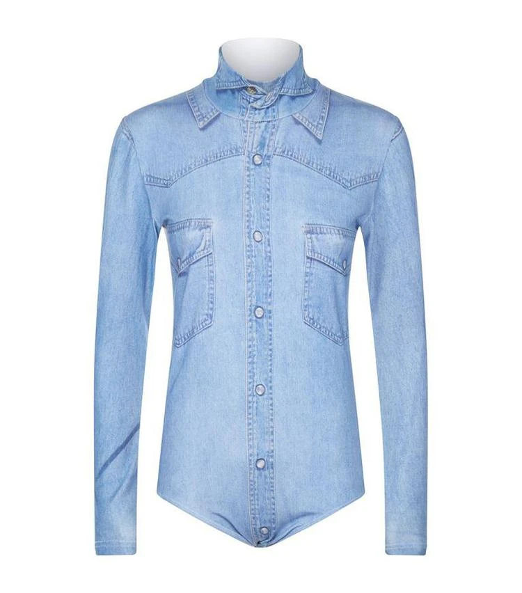 商品Vetements|Shirt Print Bodysuit,价格¥3454,第1张图片