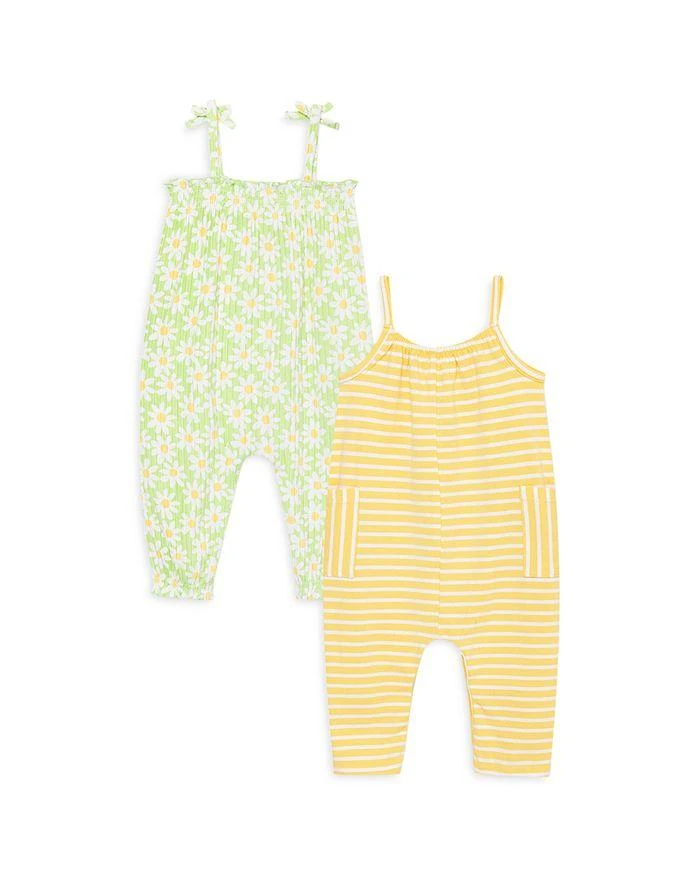 商品Little Me|Girls' Daisy Stripe Jumpsuits, 2 Pack - Baby,价格¥205,第2张图片详细描述