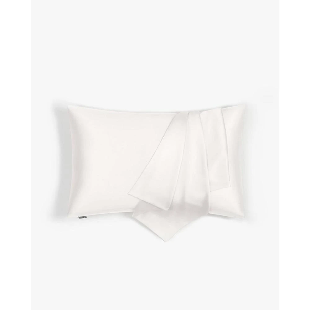 商品LILYSILK|White 100% Pure Mulberry Silk Pillowcase,价格¥329,第2张图片详细描述