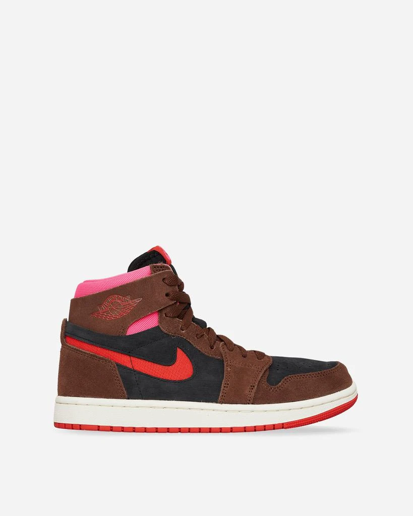 商品Jordan|WMNS Air Jordan 1 Zoom Air CMFT 2 Sneakers Cacao Wow / Black / Hyper Pink / Picante Red,价格¥1284,第1张图片