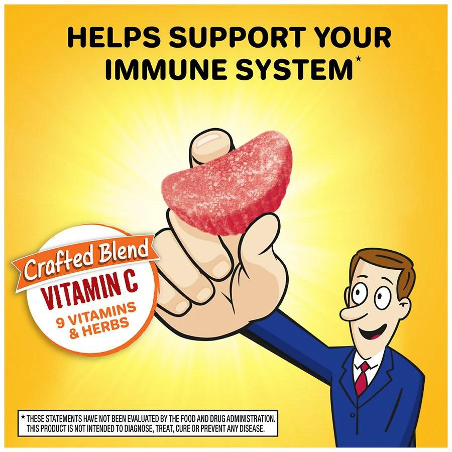 Vitamin C, E, Zinc, Minerals & Herbs Immune Support Supplement Gummies Assorted Fruit 商品