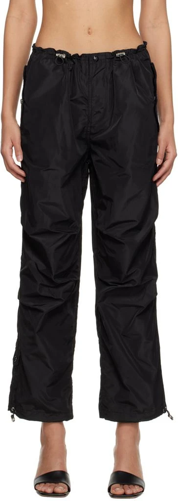 商品Staud|Black Bryson Trousers,价格¥917,第1张图片