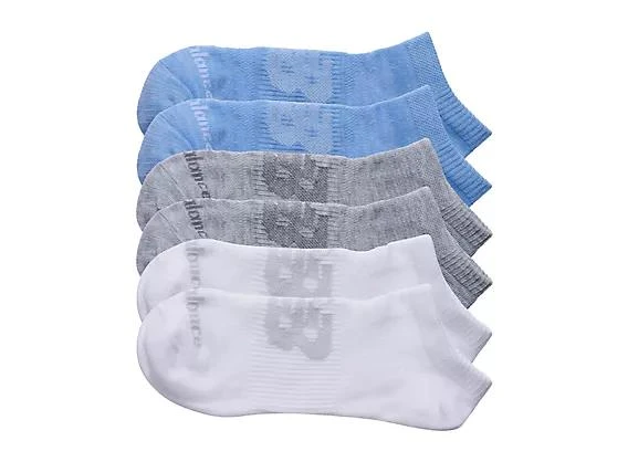 商品New Balance|Flat Knit No Show Socks 6 Pack,价格¥123,第2张图片详细描述