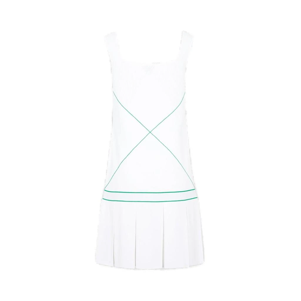 商品Bottega Veneta|Bottega Veneta Logo Embroidered Sleeveless Tennis Dress,价格¥7465,第2张图片详细描述