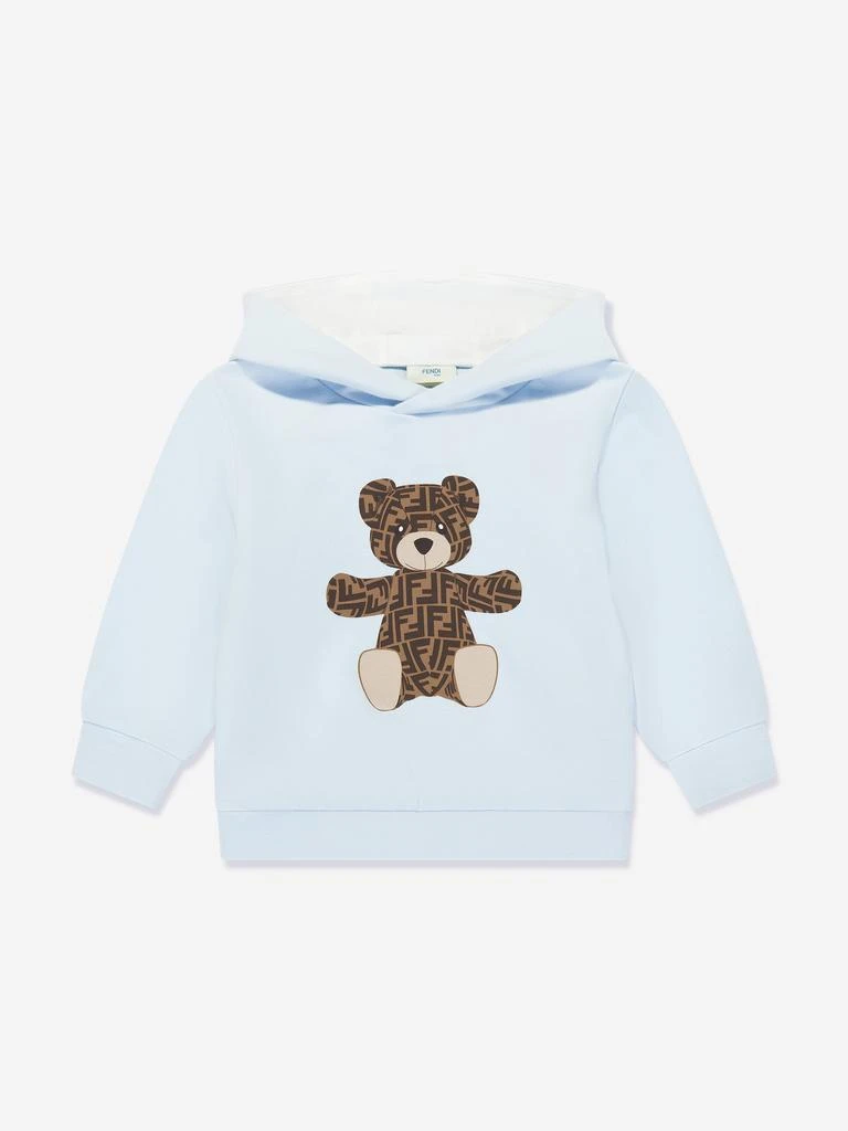 商品Fendi|Fendi Baby Boys Bear Hoodie in Blue,价格¥3449,第1张图片