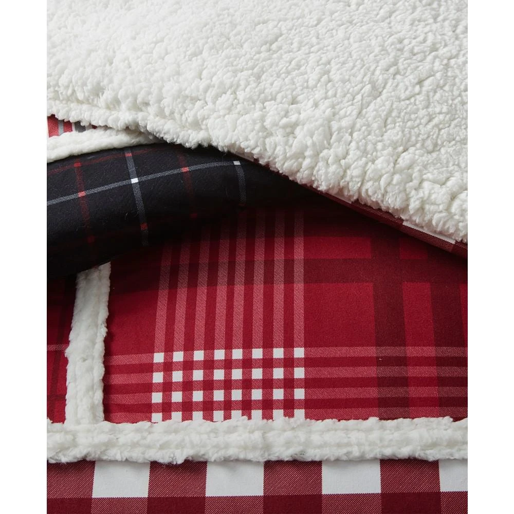 商品Premier Comfort|Patchwork Sherpa 3-Pc. Comforter Set,价格¥507,第3张图片详细描述