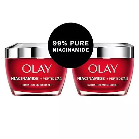 商品Olay|Olay Regenerist Niacinamide + Peptide 24 Face Moisturizer (1.7 oz., 2 pk.),价格¥384,第2张图片详细描述