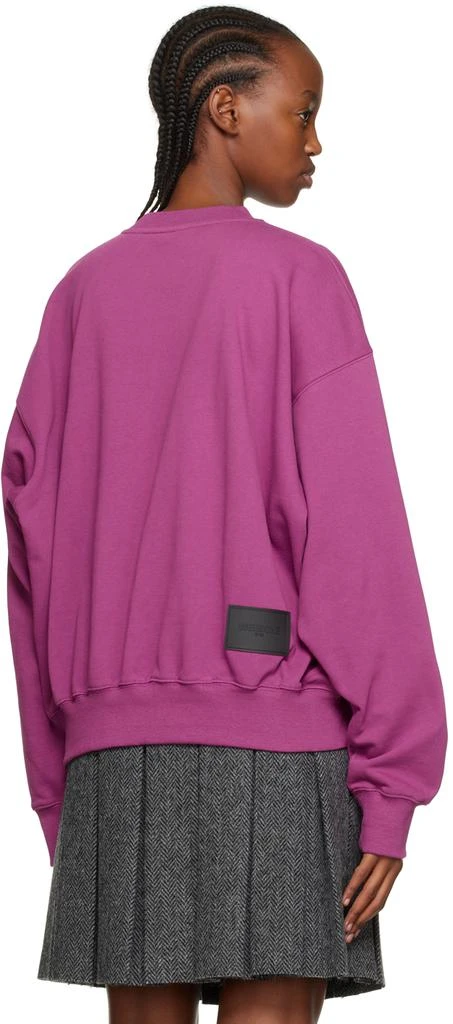 商品We11done|Purple Cross Symbol Sweatshirt,价格¥605,第3张图片详细描述