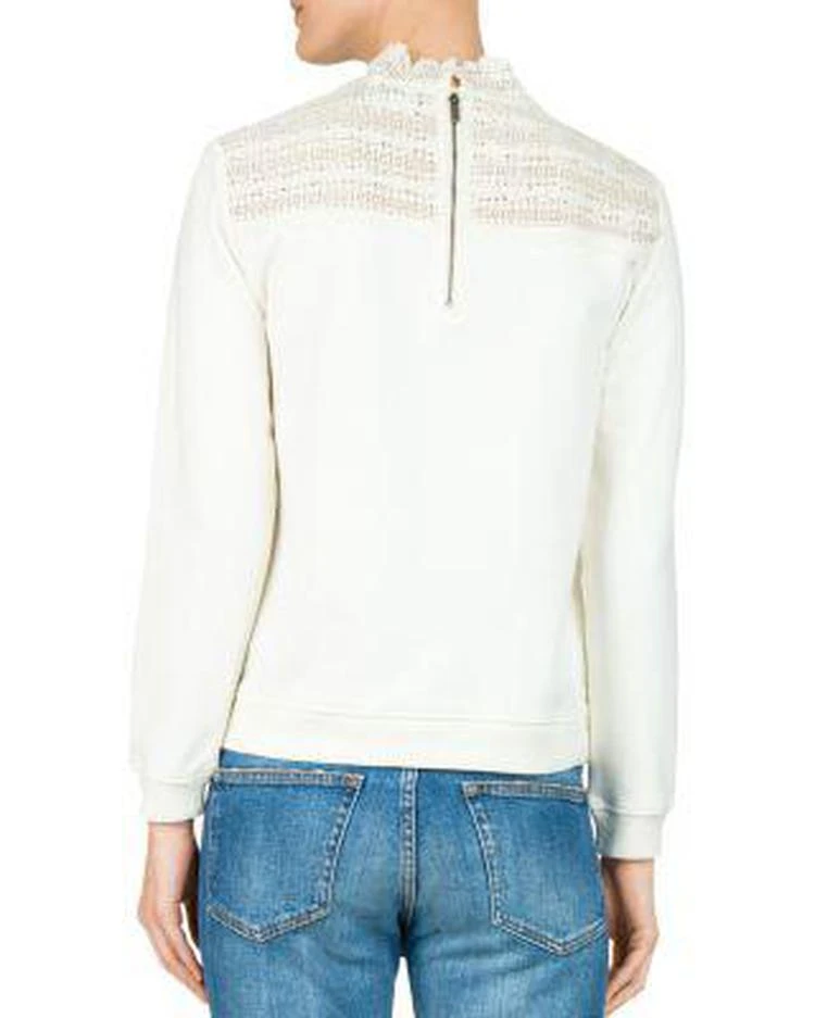 商品The Kooples|Lace-Inset Sweatshirt,价格¥652,第2张图片详细描述