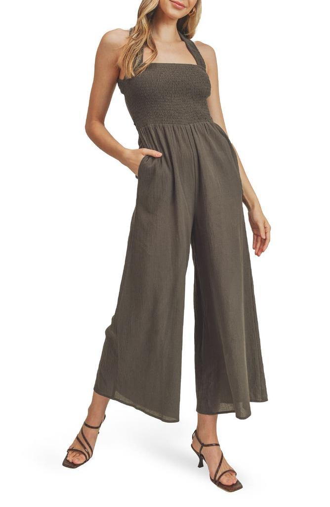 商品Lush|Smocked Tie Back Jumpsuit,价格¥251,第1张图片