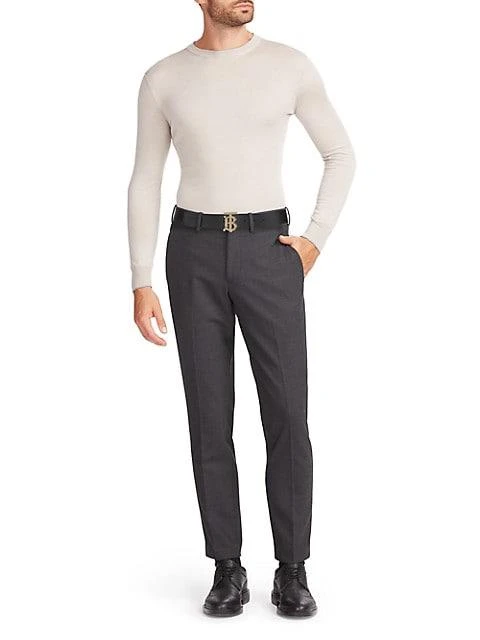商品Burberry|Logo Buckle Leather Belt,价格¥4442,第2张图片详细描述