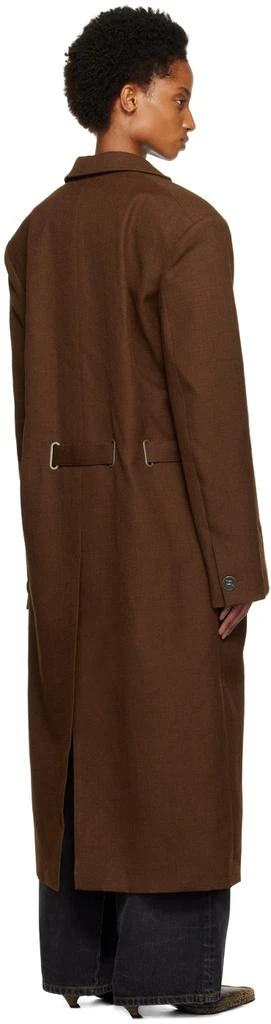 商品Y/Project|Brown Y Belt Coat,价格¥3485,第3张图片详细描述