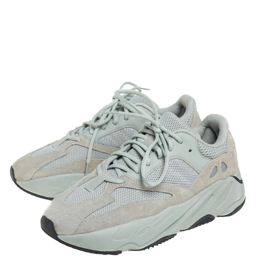商品[二手商品] YEEZY|Yeezy x Adidas Grey Mesh and Suede Boost 700 Salt Sneakers Size 41 1/3,价格¥1356,第4张图片详细描述