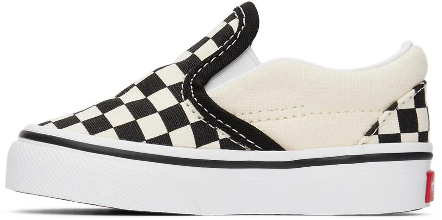 商品Vans|Baby Black & Off-White Classic Slip-On Sneakers,价格¥216,第3张图片详细描述