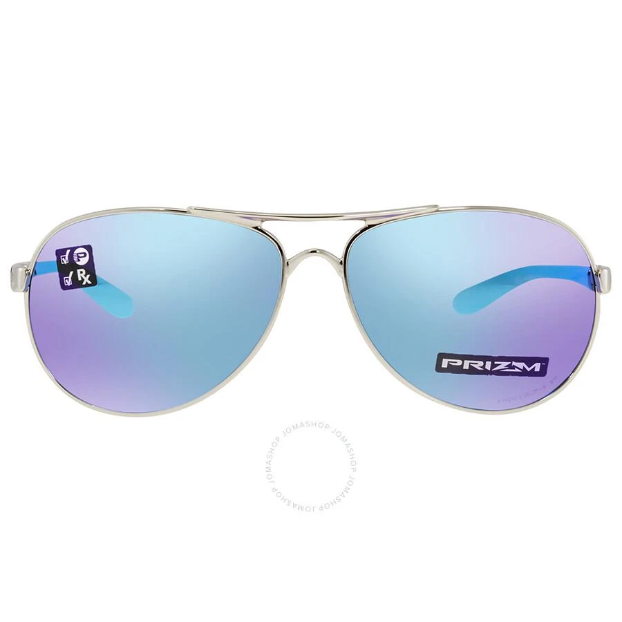 商品Oakley|Feedback Prizm Sapphire Polarized Pilot Ladies Sunglasses OO4079 407933 59,价格¥1229,第1张图片