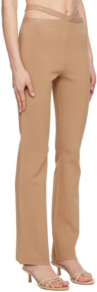 商品Alexander Wang|Tan Criss-Cross Leggings,价格¥876,第2张图片详细描述