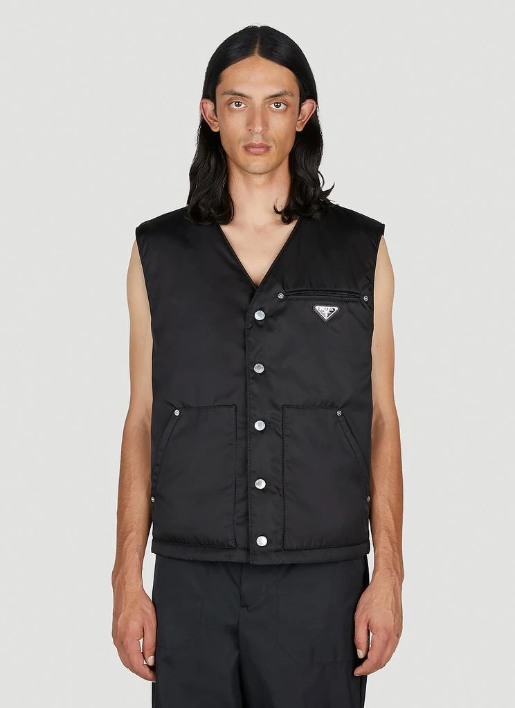 商品Prada|Re-Nylon Padded Sleeveless Jacket,价格¥9831,第1张图片