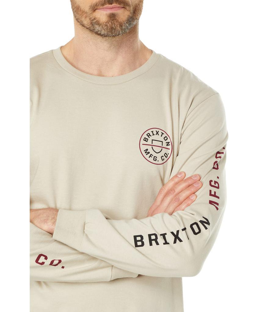 商品Brixton|Crest Long Sleeve Standard Fitting T-Shirt,价格¥201,第5张图片详细描述