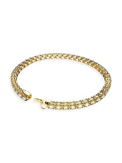 Matrix Gold-Plated & Crystal Tennis Bracelet商品第3张图片规格展示