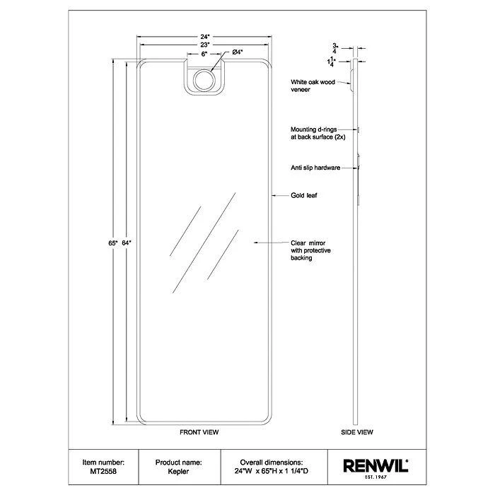 Ren-Wil Kepler Mirror 商品