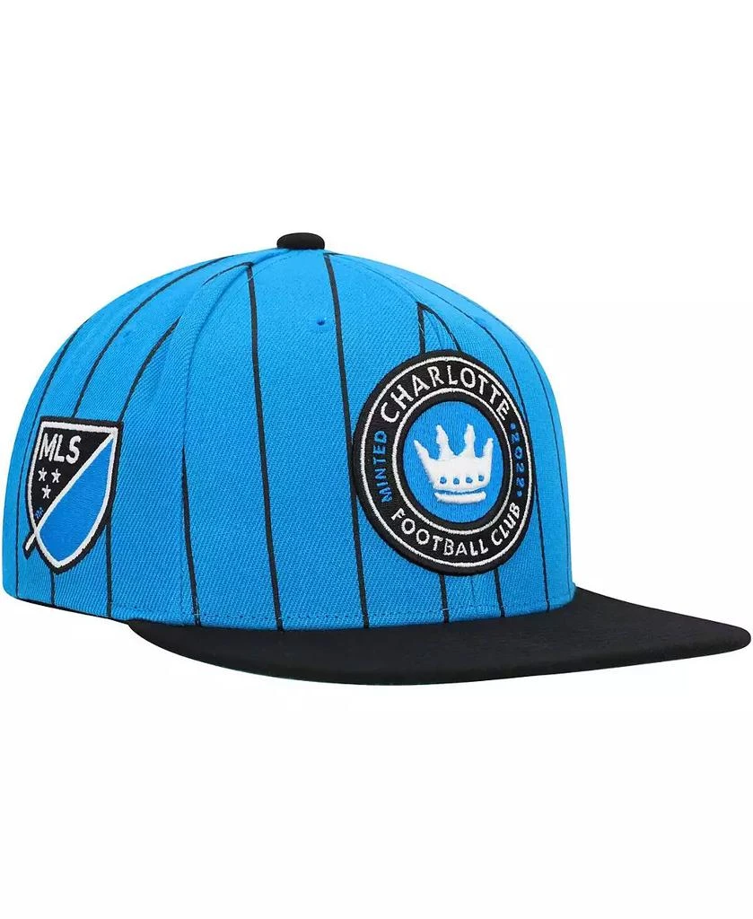 商品Mitchell & Ness|Men's Light Blue Charlotte FC Team Pin Snapback Hat,价格¥269,第1张图片